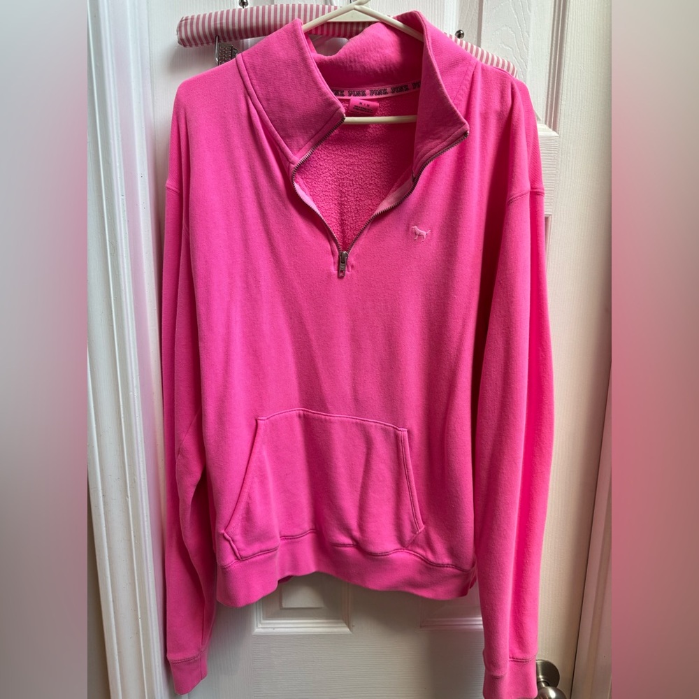 VS PINK Half-zip Pullover